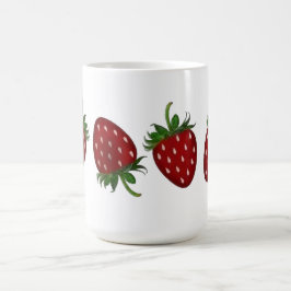 Aardbeienpaneel Koffiemok