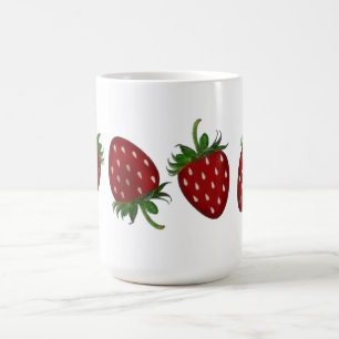 Aardbeienpaneel Koffiemok