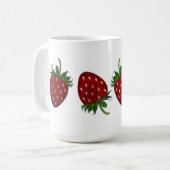 Aardbeienpaneel Koffiemok (Voorkant links)