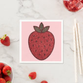 aardbeienpapier Napkin Servet (Insitu)