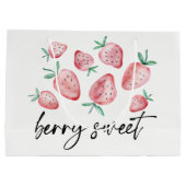Aardbeienpartij Berry Sweet Farmers Market Party Groot Cadeauzakje (Achterkant)
