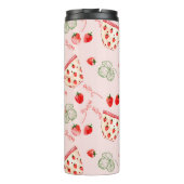 Aardbeienpartij Thermosbeker (Achterkant)
