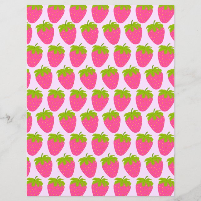 Aardbeienpastel roze (Voorkant)