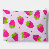 Aardbeienpastel roze etui (Achterkant)