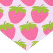 Aardbeienpastel roze tafelkleed (Gekanteld)