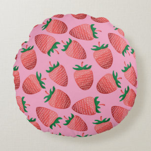 Aardbeienpastel: zoetheid rond kussen