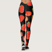 Aardbeienpatronen Leggings (Achterkant)