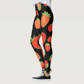 Aardbeienpatronen Leggings (Links)