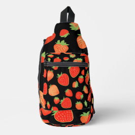 Aardbeienpatronen Sling Bag