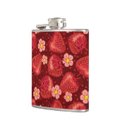 Aardbeienpatroon 2 2 heupfles (Links)