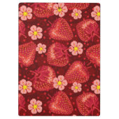 Aardbeienpatroon 2 2 klembord (Achterkant)
