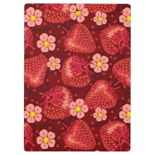 Aardbeienpatroon 2 2 klembord (Achterkant)