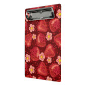 Aardbeienpatroon 2 2 mini klembord (Angled2)