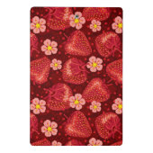 Aardbeienpatroon 2 2 mini klembord (Achterkant)