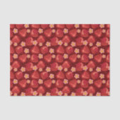 Aardbeienpatroon 2 2 tissuepapier (Voorkant)