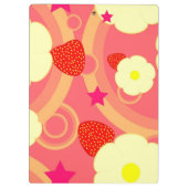 Aardbeienpatroon 2 klembord (Achterkant)