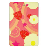 Aardbeienpatroon 2 mini klembord (Achterkant)