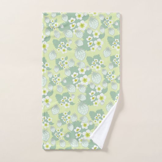 Aardbeienpatroon Bad Handdoek (Handdoek)