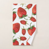 Aardbeienpatroon Bad Handdoek (Handdoek)