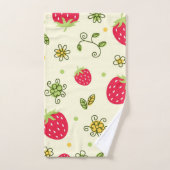Aardbeienpatroon Bad Handdoek (Handdoek)