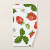 Aardbeienpatroon Bad Handdoek (Handdoek)
