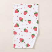 Aardbeienpatroon Bad Handdoek (Handdoek)