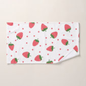 Aardbeienpatroon Bad Handdoek (Handdoek)