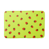 Aardbeienpatroon Badmat (Voorkant)