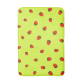 Aardbeienpatroon Badmat (Voorkant Verticaal)