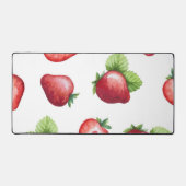 Aardbeienpatroon Bureaumat (Voorkant)