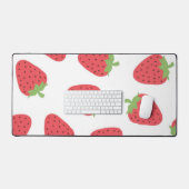 Aardbeienpatroon Bureaumat (Keyboard & Muis)