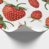 Aardbeienpatroon Cadeaupapier (Hoek)
