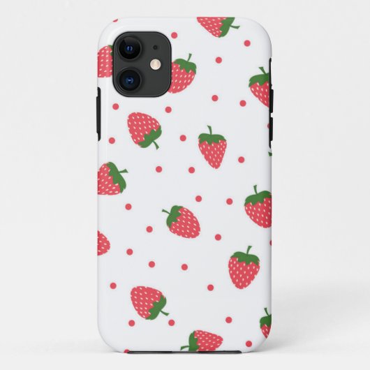 Aardbeienpatroon Case-Mate iPhone Case (Achterkant)