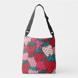 Aardbeienpatroon Crossbody Tas