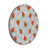 aardbeienpatroon dartbord (Voorkant Links)