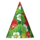 Aardbeienpatroon Feesthoedjes (Achterkant)