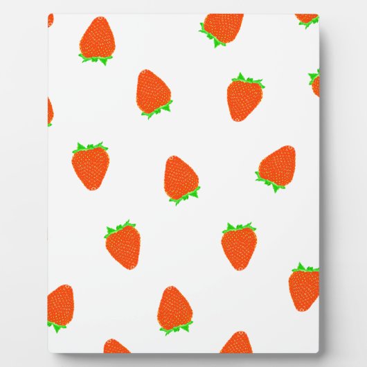 aardbeienpatroon fotoplaat (Voorkant)