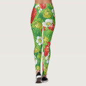 Aardbeienpatroon Leggings (Achterkant)