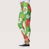 Aardbeienpatroon Leggings (Links)