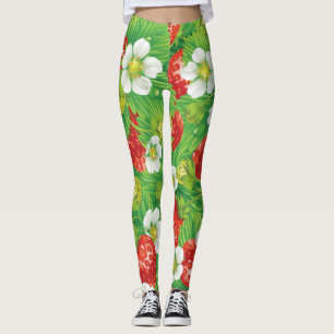 Aardbeienpatroon Leggings