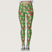 Aardbeienpatroon Leggings (Voorkant)