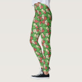 Aardbeienpatroon Leggings (Links)