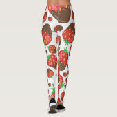 Aardbeienpatroon Leggings (Achterkant)