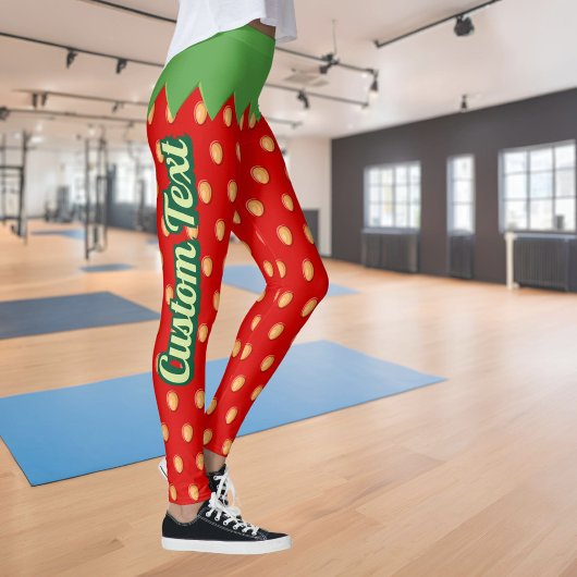 Aardbeienpatroon Leggings