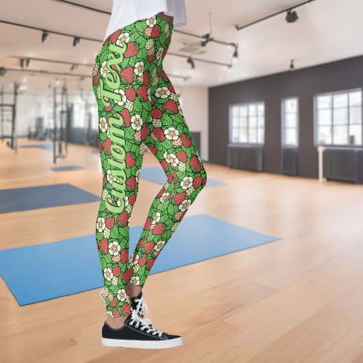 Aardbeienpatroon Leggings