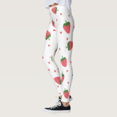 Aardbeienpatroon Leggings (Links)