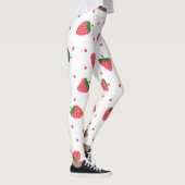 Aardbeienpatroon Leggings (Rechts)