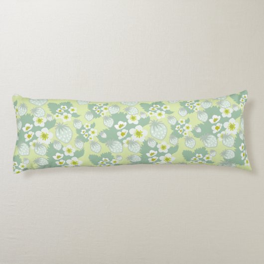 Aardbeienpatroon Lichaamskussen (Achterkant)