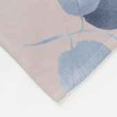 Aardbeienpatroon met frambozen en braam fleece deken (Hoek)