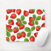 Aardbeienpatroon Muismat (Met muis)